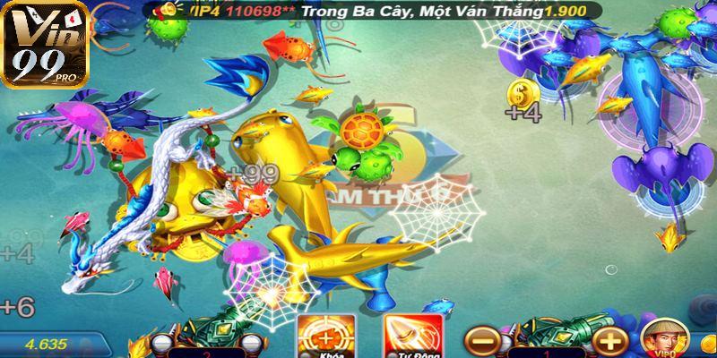 Bắn cá Vin99 là trò chơi đổi thưởng cực kỳ hấp dẫn