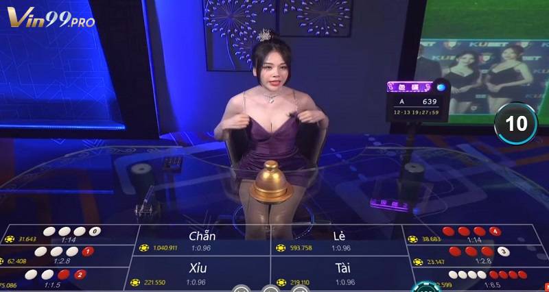 Cửa cược xóc đĩa tại Vin99 đa dạng, trả thưởng cao